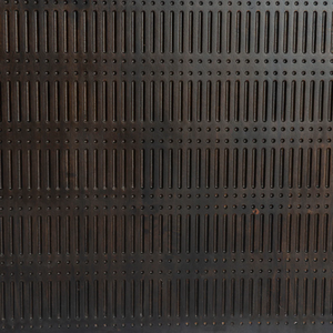 Mesa de Comedor de Madera de Mango Maciza Hecha a Mano con Acabado Marrón Vintage de Tallado Lineal Único que Resalta la Textura, con Capacidad para 8 Personas - Product Image 5