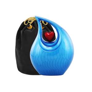 Urna de lágrima, urna de cremación de lágrima de Metal con acabado de lujo de tamaño completo para cenizas humanas, urna de lágrima para adultos para cenizas masculinas y femeninas - Product Image 6