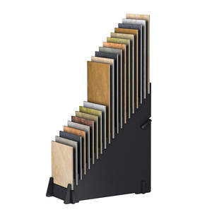 Présentoir de carreaux de pierre en métal personnalisé avec hauteur réglable et pour la conception - Product Image 5