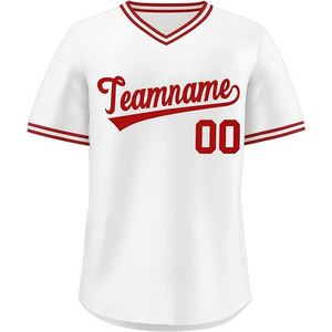 Maillot de baseball Premium Fit avec inserts d'épaule, broderie de texte personnalisée, couture durable et design de coupe athlétique pour le jeu - Product Image 3