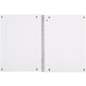 Cahier Oxford College DIN A4+ quadrillé 80 feuilles avec marge rouge intérieure/extérieure - Product Image 1