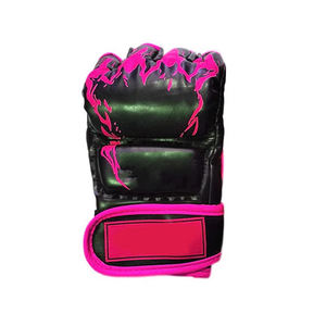 Gants MMA de formation professionnelle de haute qualité dragonne réglable fermeture à lacets logo de couleur personnalisable utilisation adulte sécurité - Product Image 3