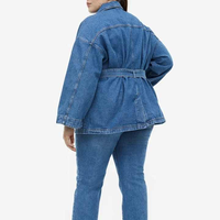 Veste en jean à capuche pour femme grande taille, respirante, écologique, avec broderie camouflage, perles, mélange de coton tricoté, décontractée, ornée de diamants