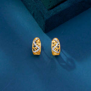 Boucles d'oreilles Eternal Swirls en or et diamants pour femmes - Product Image 1