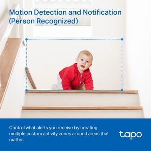 Tplink tapo กล้องรักษาความปลอดภัย Pan/TILT 2K มองเห็นกลางคืนสีขาว (C210 tapo) - Product Image 6