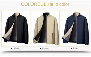 Veste de moto pour homme sur mesure de haute qualité 2025, denim coupe-vent imperméable à séchage rapide, coupe ajustée, grande taille, décontractée automne-hiver - Product Image 4