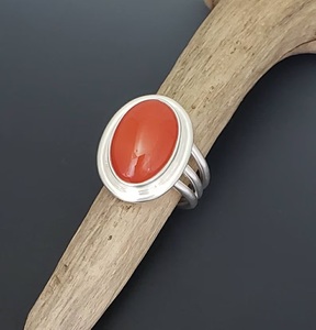 925 argent Sterling longue forme ovale lunette réglage incrustation bague à la main pierre précieuse naturelle mariage anniversaire cadeau classique Designer - Product Image 1