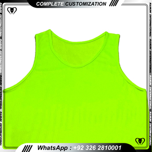 Wholesale College Sublimated Football Soccer Training Vests Soccer <b>Bibs</b> - Product Image 5