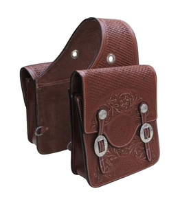 Sacs de selle de saut équestre en cuir véritable de haute qualité usinés à la main vêtements d'équitation occidentale pour chevaux - Product Image 1