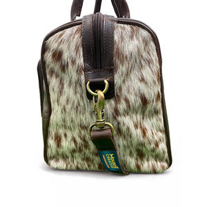 Top vente sac de sport classique en cuir de vachette vintage véritable matériel en laiton massif personnalisable fabricant et fournisseur en gros - Product Image 4