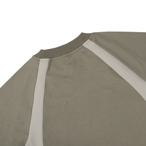 Vente chaude impression vierge à la demande Boxy T-shirts courts OEM fabrique marque graphique Patchwork couleur t-shirts pour hommes 2025 - Product Image 4