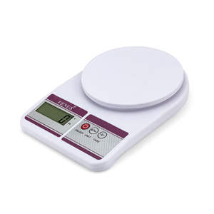 Balance de cuisine numérique, poids alimentaire en grammes, 5 kg, portable, alimentée par batterie, plastique, arrêt automatique, plateforme antidérapante - Product Image 3