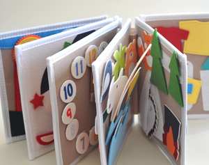 Bambino fatto a mano 10 pagine feltro educativo arcobaleno montessori attività silenziosa <span class=keywords><strong>libro</strong></span> occupato per abilità motorie sensoriali fini - Product Image 4