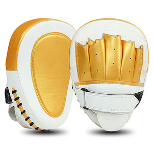 MMA Maui Thai Mitts Almohadillas de boxeo Logotipo personalizado Perforación MMA Gear Focus Pads Almohadilla de patada de cuero original - Product Image 6