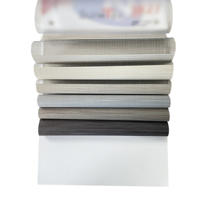 Nuevo diseño 100% bloque de poliéster luz venta directa de fábrica promoción Sheer Elegance cebra persianas telas para tratamiento de ventanas - Product Image 4