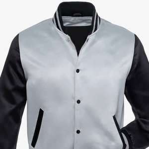 Meilleur prix de gros Logo personnalisé Veste universitaire pour hommes/Style tendance Confortable Fit Veste universitaire pour hommes - Product Image 6