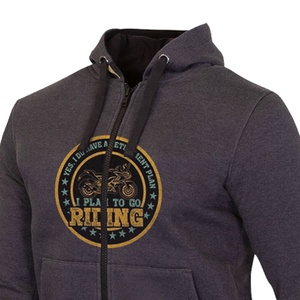 Sudadera con capucha de armadura de motocicleta para mujer, protectores aprobados por la CE Kkevlar en zonas de impacto, Sudadera con capucha con cremallera de malla fija - Product Image 4