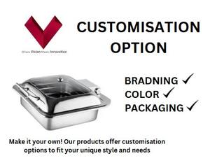 Olla Rectangular Hidráulica para Buffet, Plato Calentador Cuadrado para Buffet de 7L, Ideal para Servir, Precio Económico de Fábrica - Product Image 3