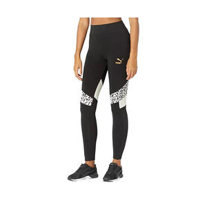Puma Animal Leggings Pantalones deportivos para mujer Color: Negro/Negro 100% auténtico - Product Image 1