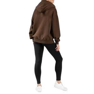 เสื้อฮู้ดผู้หญิงผ้าฝ้าย 100% คุณภาพสูง ขายส่ง ปักโลโก้ตามสั่ง เนื้อผ้าหนา ฟรีเชอร์รี่ ทีเรีย แบบเรียบ - Product Image 5