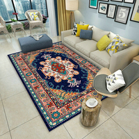 Tapis persan vintage moderne Tapis en polyester et fausse laine conçu en usine pour un usage domestique Tapis et carpettes chinois