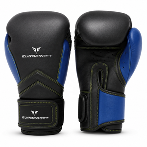 Gants de boxe 12 oz en PU + éponge, doigts entièrement couverts, respirants, protection UV, design gaufré, fermeture auto-agrippante pour l'entraînement des adultes - Product Image 3