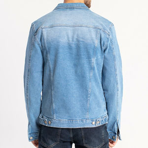 Chaquetas Vaqueras Vintage de Alta Calidad para Hombre, Nuevas Chaquetas Vaqueras Lisas de Moda, Venta al por Mayor en Línea para la Temporada de Invierno, Servicio OEM - Product Image 2