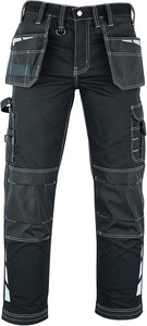 Men Heavy Duty Cordura Work Pants Multi Pockets Triple Stitch Seams <b>Machine</b> Washable Abrasion Resistant Cargo Trousers - Product Image 4