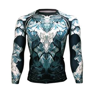 Vêtements de combat Rash Guard de qualité supérieure Conception personnalisée Chemises de compression pour hommes Chemise de compression à manches longues Rash Guard - Product Image 1