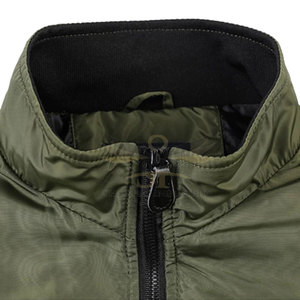 Style personnalisé et logo blouson d'aviateur pour hommes blouson d'aviateur de grande taille de haute qualité vêtements décontractés vestes pour hommes - Product Image 3