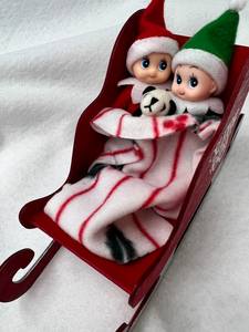 Etal Classic-trineo para mesa de vacaciones, cesta de trineo para Festival en casa, decoración interior y exterior - Product Image 5