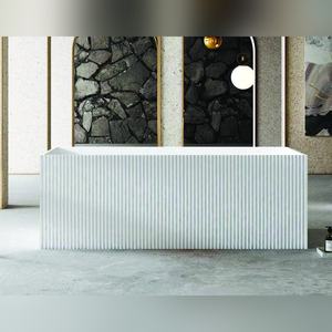 Baignoire autoportante en acrylique de luxe JBT01016AW CRUZ 170x80cm blanche, prix d'usine, achat en gros, livraison mondiale - Product Image 2