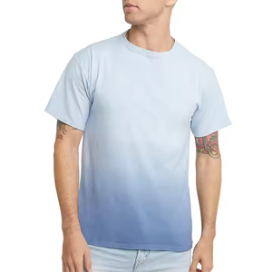 T-shirt à manches courtes pour homme, col rond, en tissu éponge, coupe décontractée, léger, de haute qualité, design personnalisé - Product Image 1