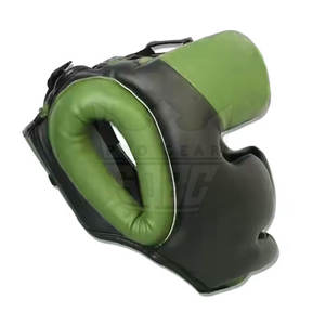 อุปกรณ์ป้องกันศีรษะสำหรับชกมวย หนังคุณภาพพรีเมียม สำหรับผู้ชาย - โลโก้ปรับแต่งได้ อุปกรณ์ฝึกซ้อม MMA - Product Image 4