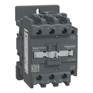Contattore Schneider Electric EasyPact LC1E65Q5 TVS 3P(3 NO)-AC-3 per <= 440V 65A e bobina AC 380V - Product Image 1