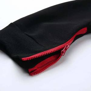 Nuevos conjuntos de 2 piezas de manga larga para exteriores, decoración con cremallera para correr, ropa personalizada para hombres, conjuntos de chándales de alta calidad de algodón 100% - Product Image 5