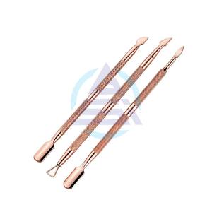 Herramientas de Manicura para Uñas, 3 Estilos, Empujador de Cutículas, Removedor de Esmalte de Uñas en Gel, Raspador de Esmalte de Uñas, Acero Inoxidable - Product Image 1