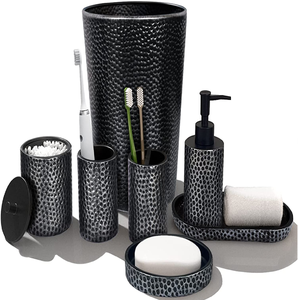 Ensemble de salle de bain de luxe moderne poli chromé vanité en tôle à bas prix comprend des accessoires essentiels - Product Image 3