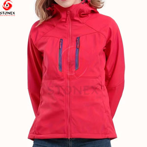 เสื้อแจ็คเก็ตซอฟต์เชลล์สำหรับผู้หญิงไซส์ใหญ่ น้ำหนักเบา คุณภาพพรีเมียม กันน้ำ กันลม ขายดี - Product Image 1