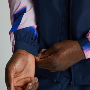 OEM Custom Men's Winter Printed Outdoor Sportswear Polyester Cotton Breathable Windbreaker <b>Zip</b>-Up Track Jacket <b>Hooded</b> Pants - Product Image 4