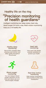 Anillo Inteligente T5, Especificaciones del Anillo Inteligente, Anillo de Salud Inteligente, Anillo Inteligente para Parejas - Product Image 3