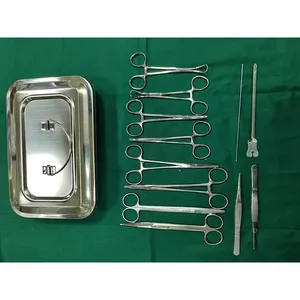 Ensemble d'instruments chirurgicaux de 14 pièces en acier inoxydable, kit de chirurgie mineure avec boîte stérilisée - Product Image 5