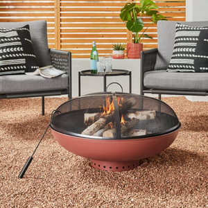 Una amplia hoguera de acero Diseñada para acomodar troncos grandes para un calor de combustión constante y constante para jardín para uso en exteriores - Product Image 5