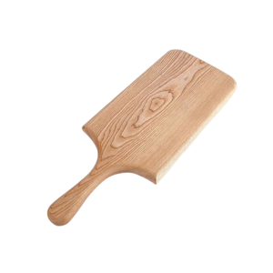 Tabla de Cortar de Madera Natural de Diseño Simple con Mango, Tabla de Cortar de Color Natural para Verduras, Pan y Queso - Product Image 6