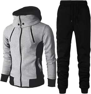 Vêtements de sport unisexes sur mesure Nik-e tech en gros, ensembles de survêtement en molleton technique à col montant, survêtement d'entraînement d'hiver pour la salle de sport - Product Image 1