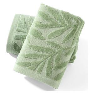 Serviettes Jacquard personnalisées Serviettes en coton élégantes Serviettes de bain absorbantes de luxe Qualité supérieure Ensemble Jacquard doux pour hôtel Spa Salle de bain - Product Image 4