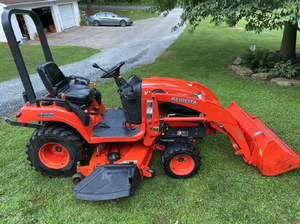 For BX2360 <b>Walking</b> Tractor with Lawn Mower Attachment 24HP Diesel 2WD Gear Pump Turf Maintenance <b>Machine</b> - Product Image 2