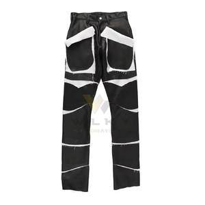 Pantalones de Cuero Suaves para Hombre con Corte Atlético Moderno, Alto Nivel de Comodidad, Gran Transpirabilidad, Diseño Flexible, Ideales para Moda Casual - Product Image 1