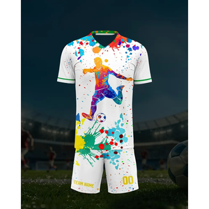 Jersey de Fútbol Americano Premium, Diseño Transpirable de Top Corto con Sublimación Personalizable, Conjuntos con Características de Equipo, Estilo - Product Image 4