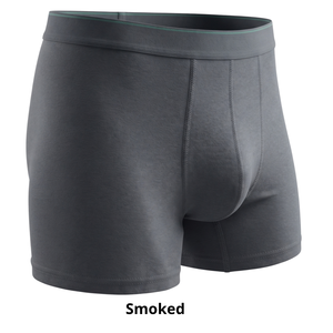 Caleçons boxers respirants mi-taille en coton modal pour hommes avec logo à la taille, sous-vêtements unis - Product Image 5
